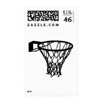 Basketball Postage Stamp