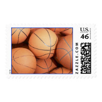 basketball  postage stamp