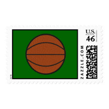 Basketball Postage Stamps