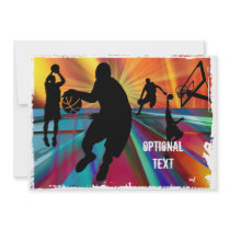Basketball Pre Game Warmup - Customize Personalized Invite