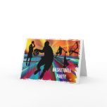 Basketball Pre Game Warmup Party Greeting Cards