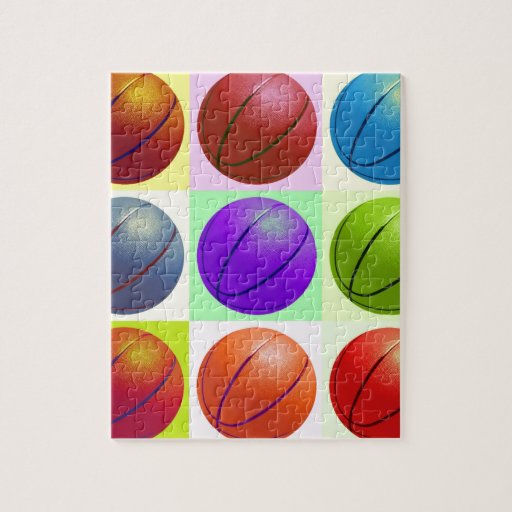 Basketball Puzzle Zazzle