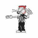 Basketball Ref embroidered shirts