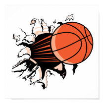 basketball ripping through posters by doonidesigns basketball ripping through posters