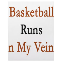 Basketball Runs In My Veins letterhead