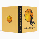 Basketball Scrapbook Binder