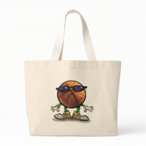 Basketball Shades Tote Bag