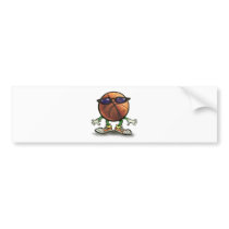 Basketball Shades Bumper Stickers