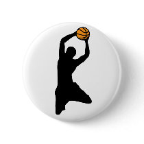 basketball silhouette buttons