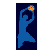 basketball silhouette posters