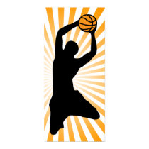 basketball silhouette posters