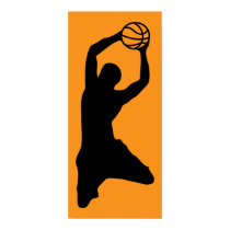 basketball silhouette posters