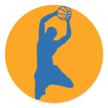 basketball silhouette stickers by asyrum basketball silhouette stickers