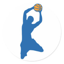 basketball silhouette stickers by asyrum basketball silhouette stickers