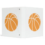 basketball simple vector graphic 3 ring binder