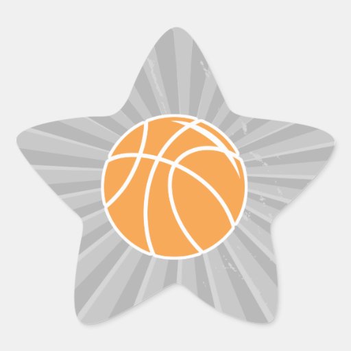 basketball simple vector graphic stickers