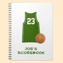 Basketball Singlet Shirt With Basketball Notebook