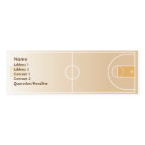 Basketball - Skinny business cards
