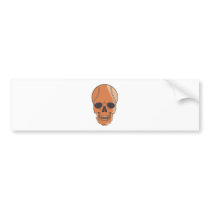 Basketball Skull Bumper Stickers
