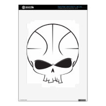 Basketball Skull Skin For iPad 3