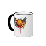Basketball Skulls with Wings Mug