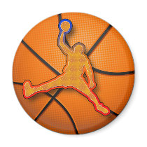 BASKETBALL SLAM DUNK FRIDGE MAGNETS