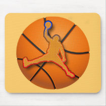 BASKETBALL SLAM DUNK mousepads by dgpaulart BASKETBALL SLAM DUNK mousepads