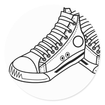 Basketball Sneaker Sticker by markmurphycreative