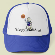 Basketball Snowman Christmas hats