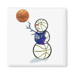 Basketball Snowman Christmas