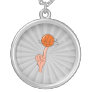 basketball spin on finger graphic necklaces