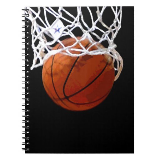 Basketball Spiral Notebook Zazzle