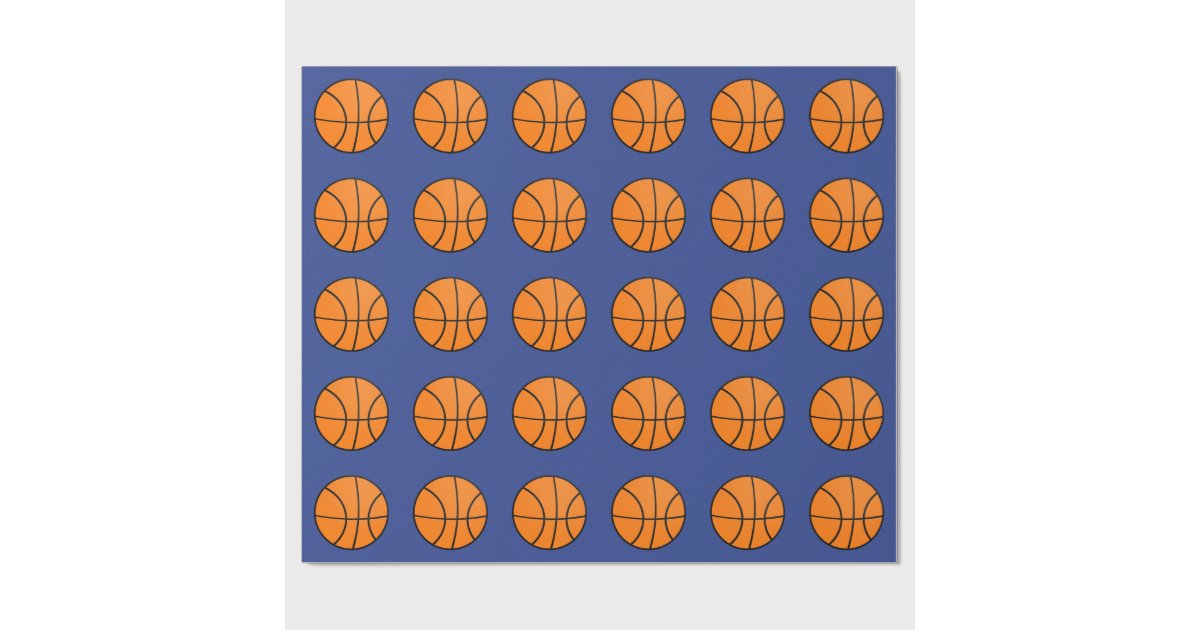 Basketball Sports Wrapping Paper Zazzle