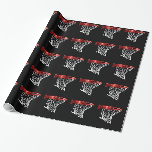 basketball sports wrapping paper Zazzle