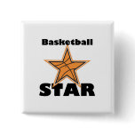 basketball star buttons