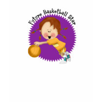 Basketball Star Girl t-shirts