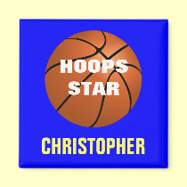 Basketball Star Personalized Magnet magnets