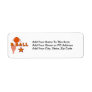 Basketball Star T-shirts and Gifts Custom Return Address Labels