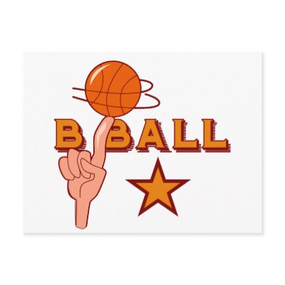 Basketball Star T-shirts and Gifts Post Cards by sport_shop