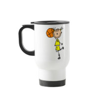 Basketball Stick Figure Mug by stick_figures Basketball Stick Figure Mug