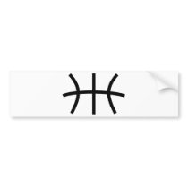 basketball strings bumper stickers