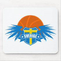 Basketball Sweden | Sverige | Schweden mousepads
