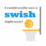 Basketball Swish Photo Sculpture