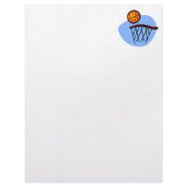 Basketball swoosh letterhead