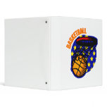 Basketball Swoosh Logo Binders
