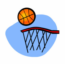 Basketball swoosh acrylic cut out