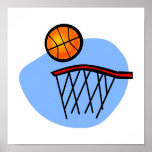 Basketball swoosh posters