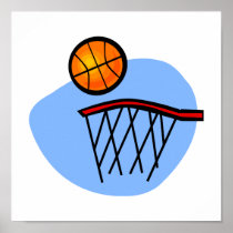 Basketball swoosh posters
