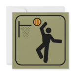 Basketball Symbol Invitation