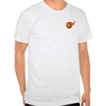basketball t-shirt -logo